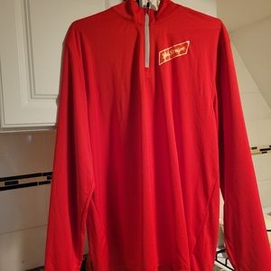 Puma red stripe long sleeve shirt